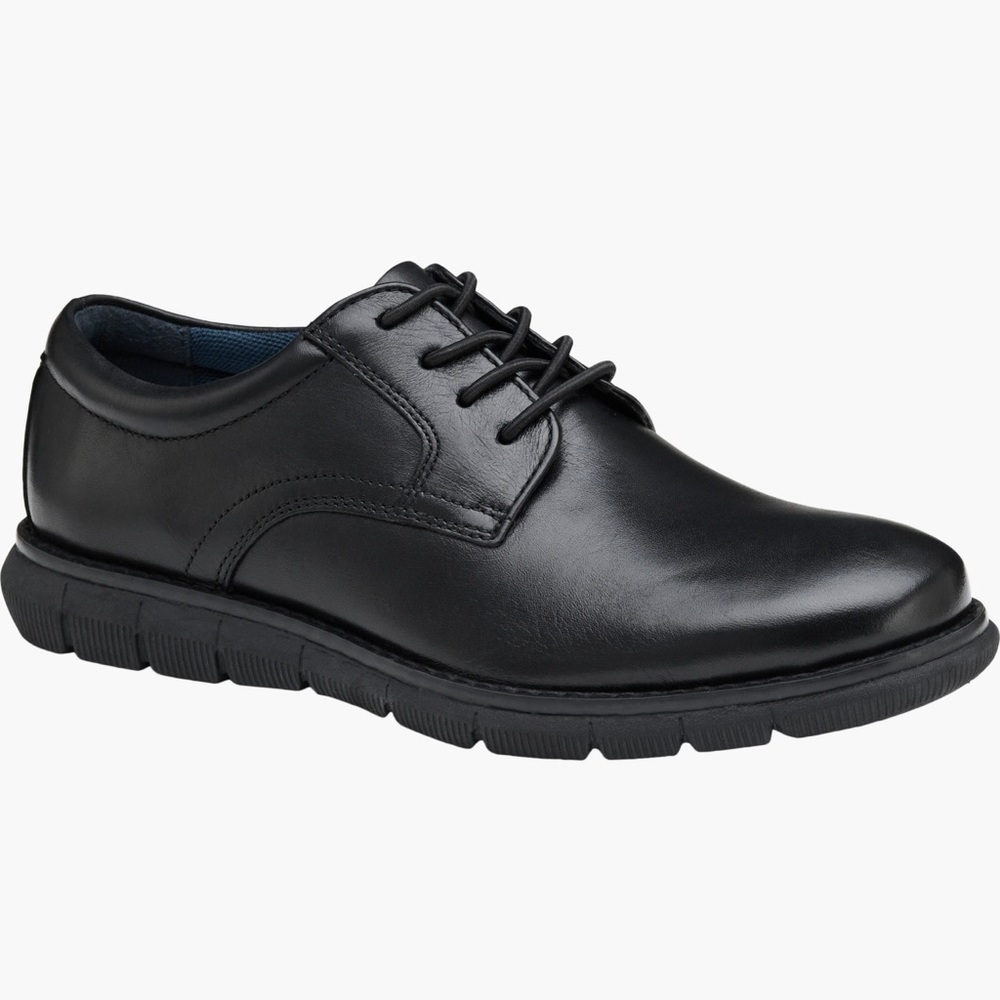 Johnston & Murphy Kid Black Oxford Shoes Size 7